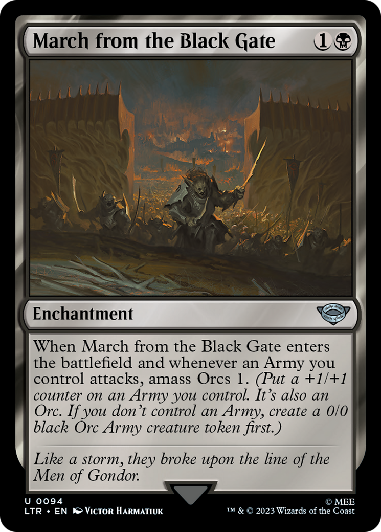March from the Black Gate [LTR-94]