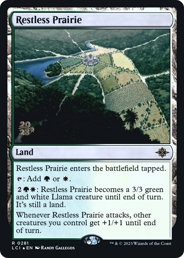 Restless Prairie - Prerelease Promo [PLCI-281s]