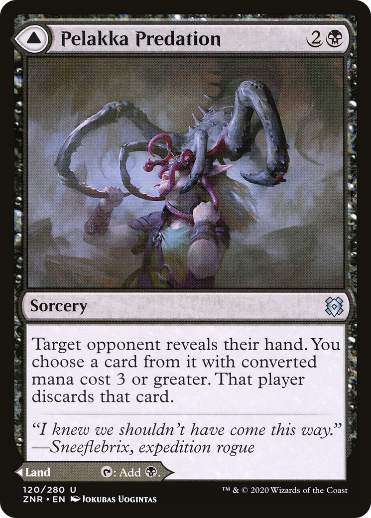 Pelakka Predation // Pelakka Caverns [ZNR-120]