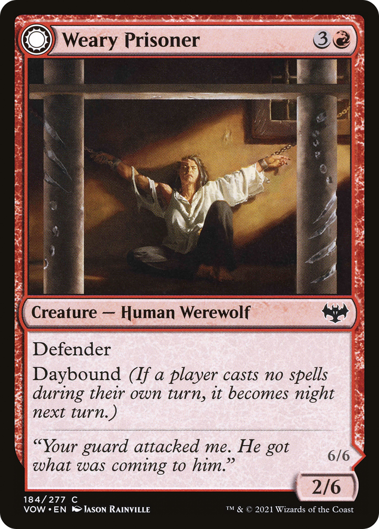 Weary Prisoner // Wrathful Jailbreaker [VOW-184]