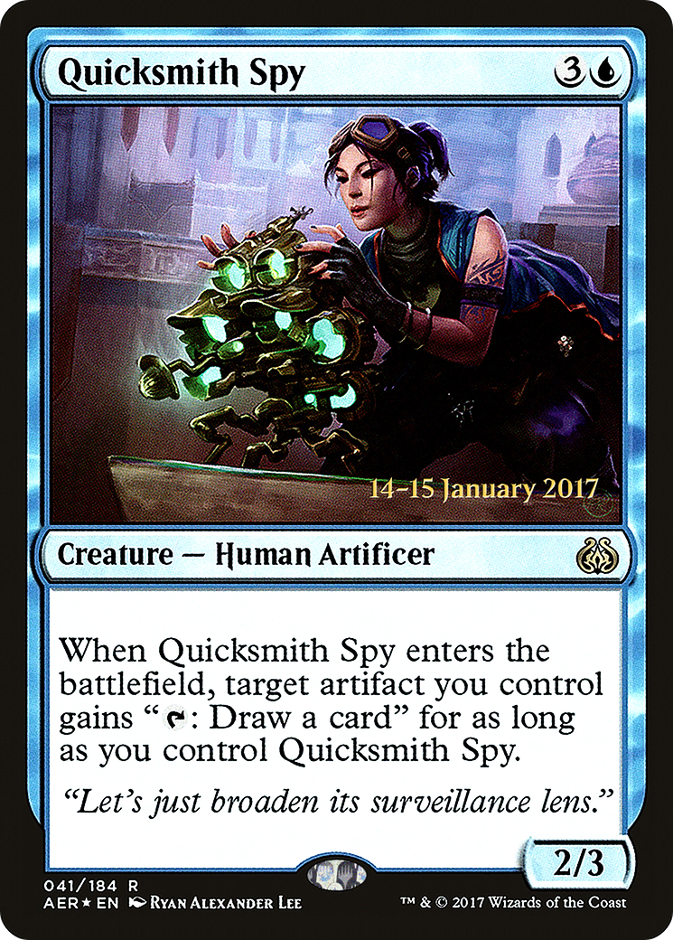 Quicksmith Spy - Prerelease Promo [PAER-41s]