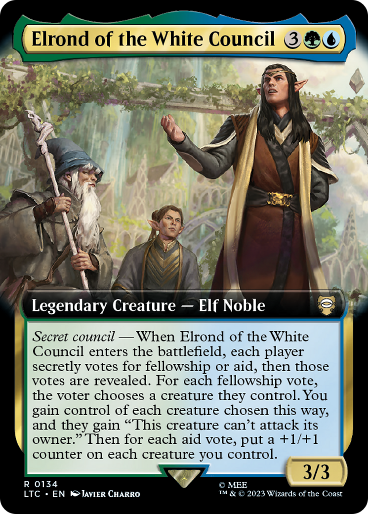 Elrond of the White Council - Extended Art [LTC-134]