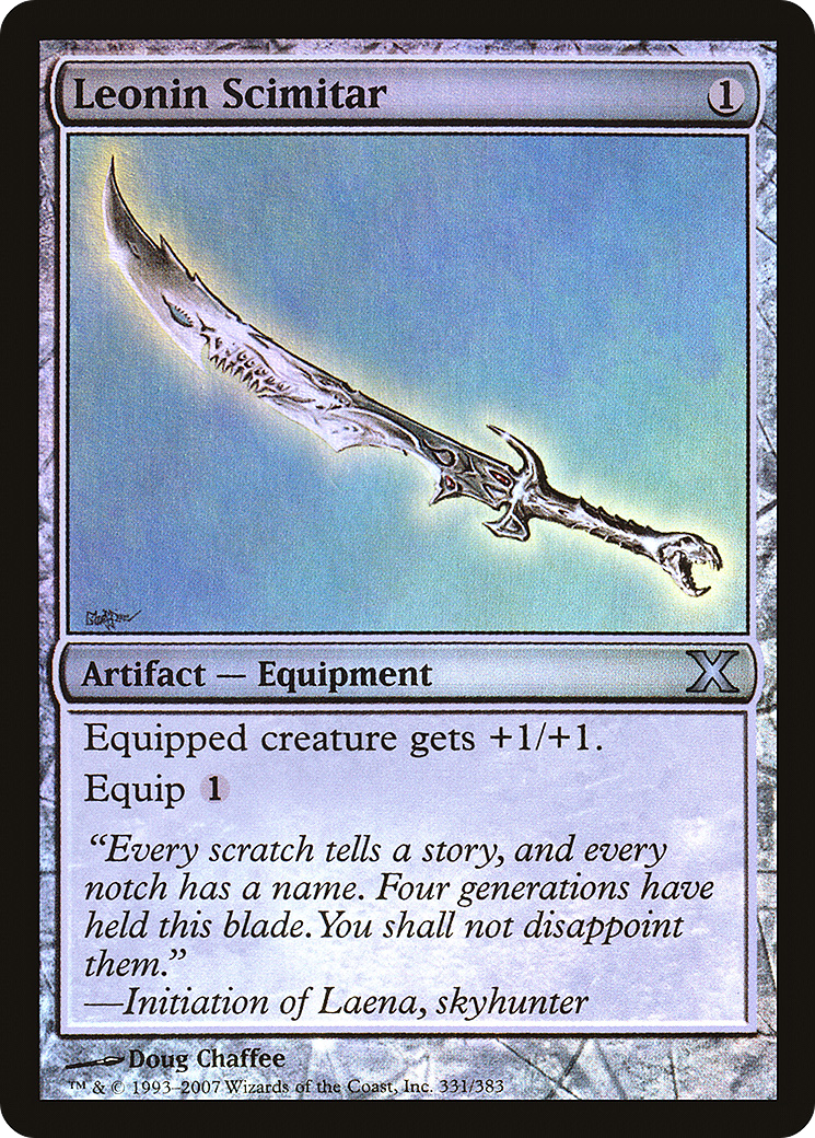 Leonin Scimitar [10E-331★]