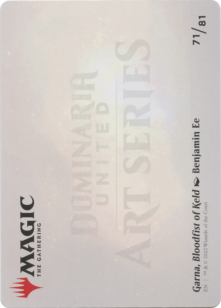 Garna, Bloodfist of Keld // Garna, Bloodfist of Keld [ADMU-71]