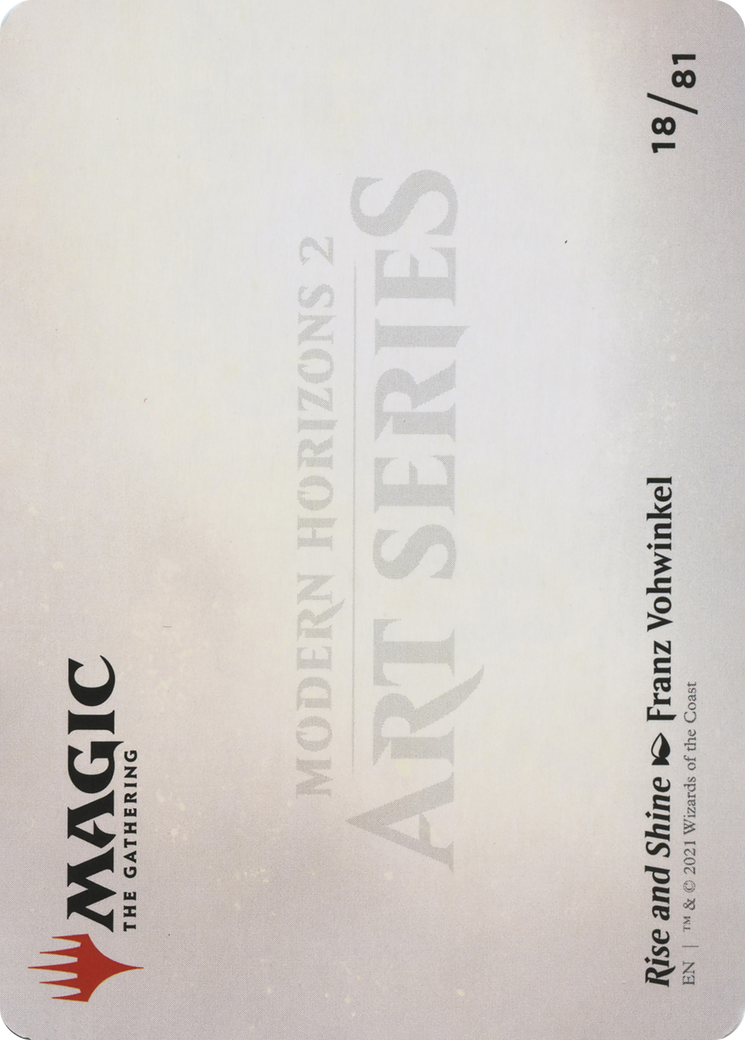 Rise and Shine // Rise and Shine [AMH2-18]