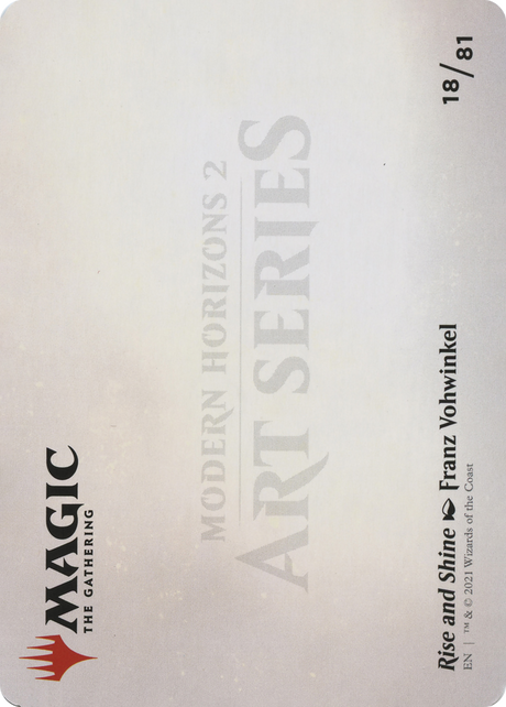 Rise and Shine // Rise and Shine [AMH2-18]