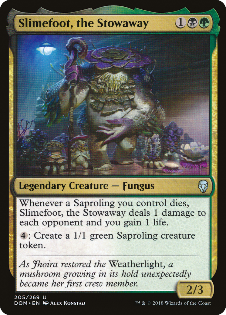Slimefoot, the Stowaway [DOM-205]