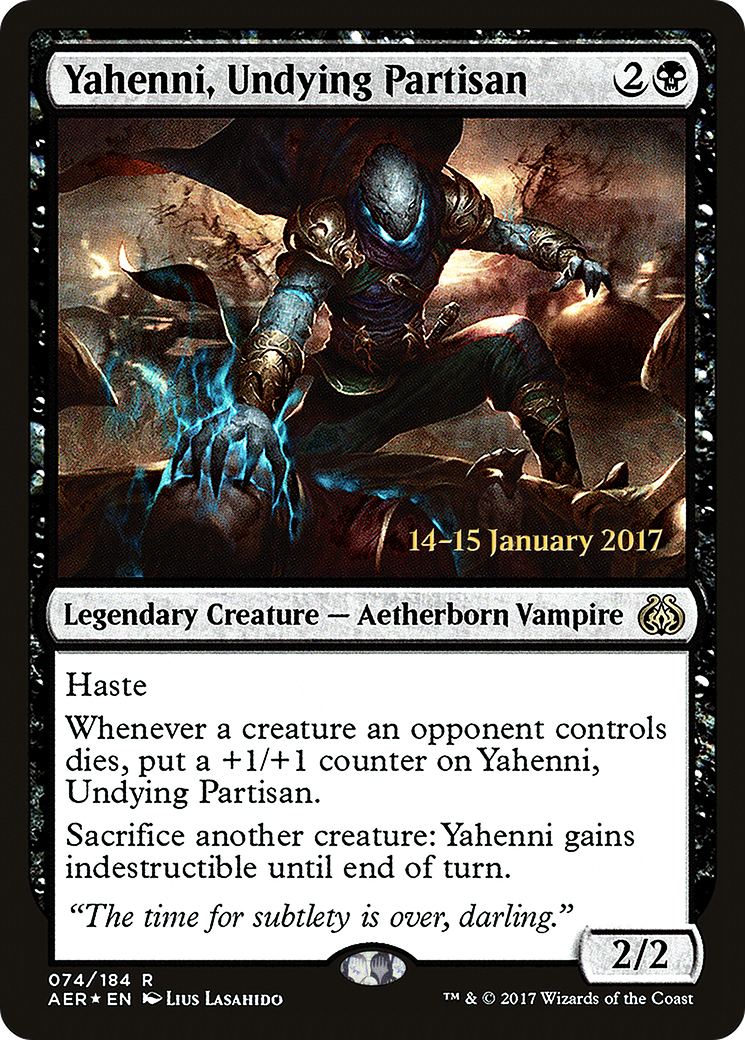 Yahenni, Undying Partisan - Prerelease Promo [PAER-74s]