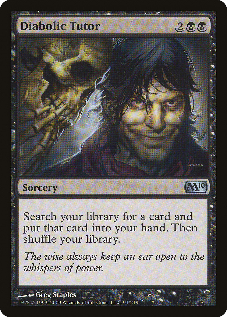 Diabolic Tutor [M10-91]