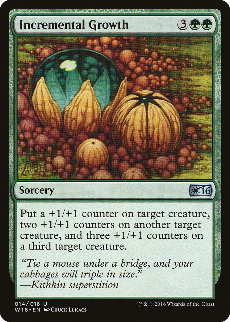 Incremental Growth [W16-14]