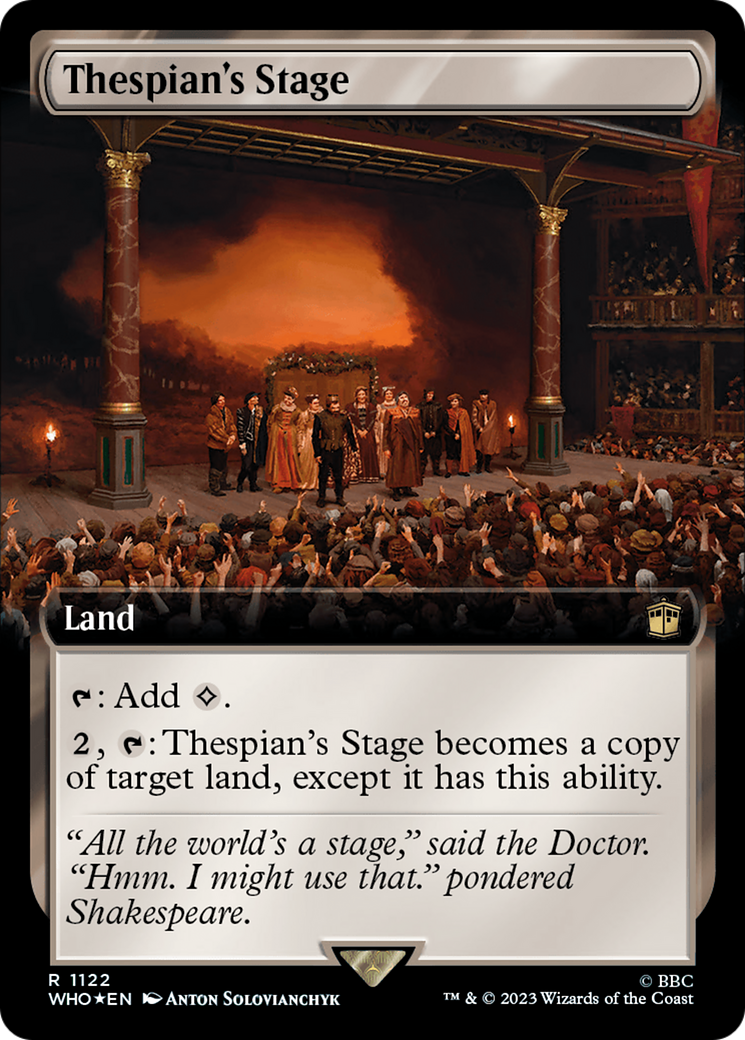 Thespian's Stage - Extended Art - Surge Foil [WHO-1122]