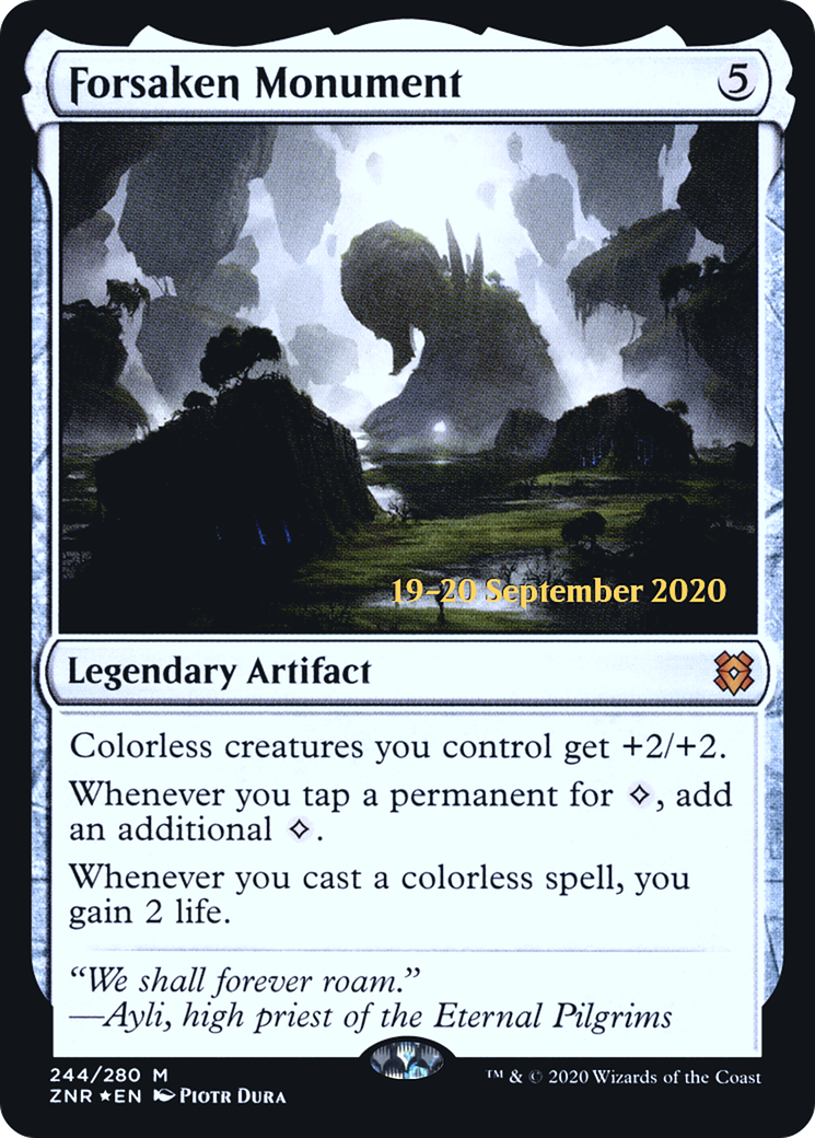 Forsaken Monument - Prerelease Promo [PZNR-244s]