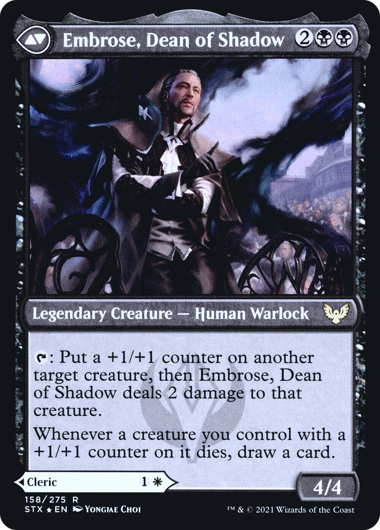 Shaile, Dean of Radiance // Embrose, Dean of Shadow - Prerelease Promo [PSTX-158s]