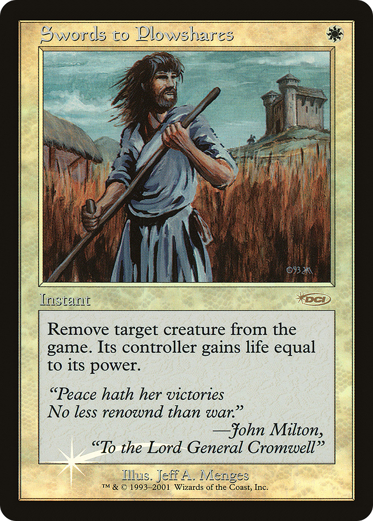 Swords to Plowshares [F01-6]