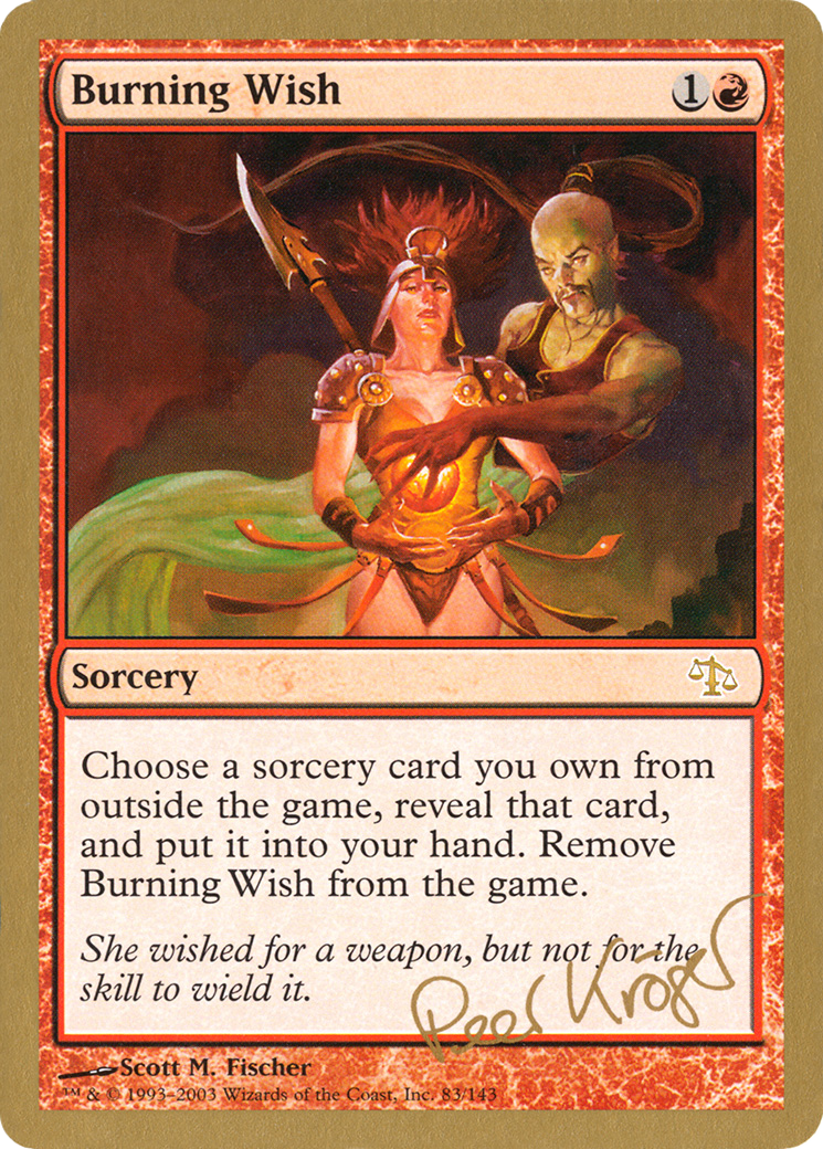 Burning Wish [WC03-pk83]
