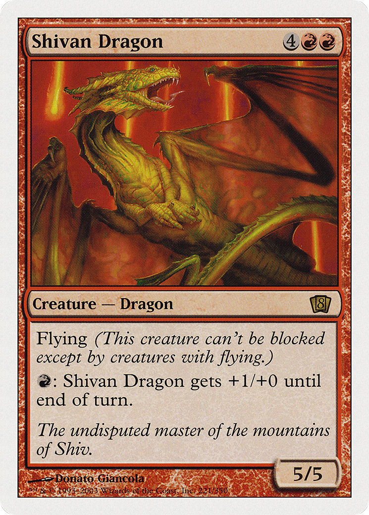 Shivan Dragon [8ED-221]