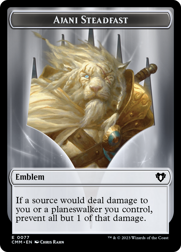 Ajani Steadfast Emblem [TCMM-77]