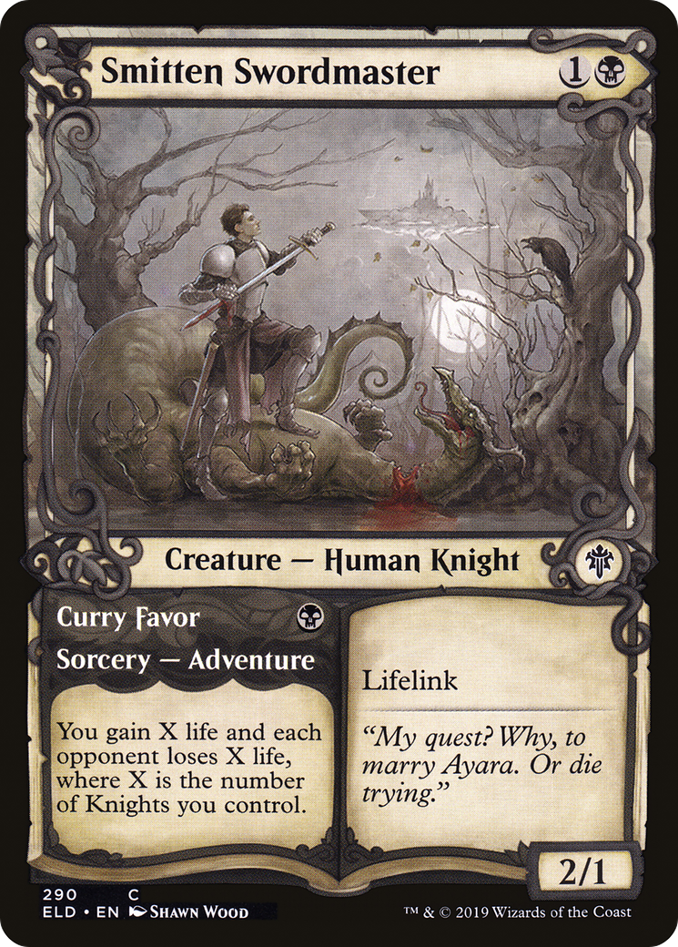 Smitten Swordmaster // Curry Favor - Showcase [ELD-290]