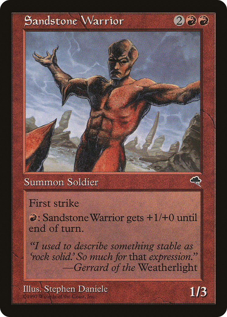 Sandstone Warrior [TMP-199]