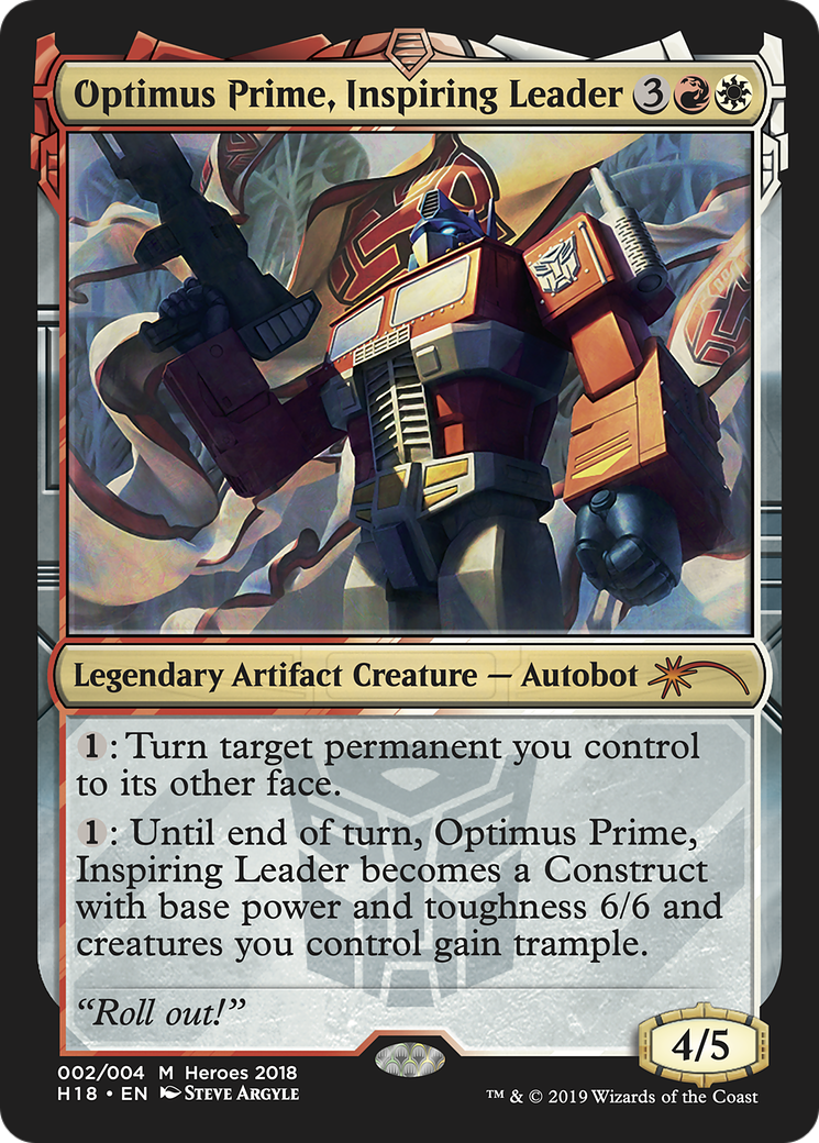 Optimus Prime, Inspiring Leader [PH18-2]