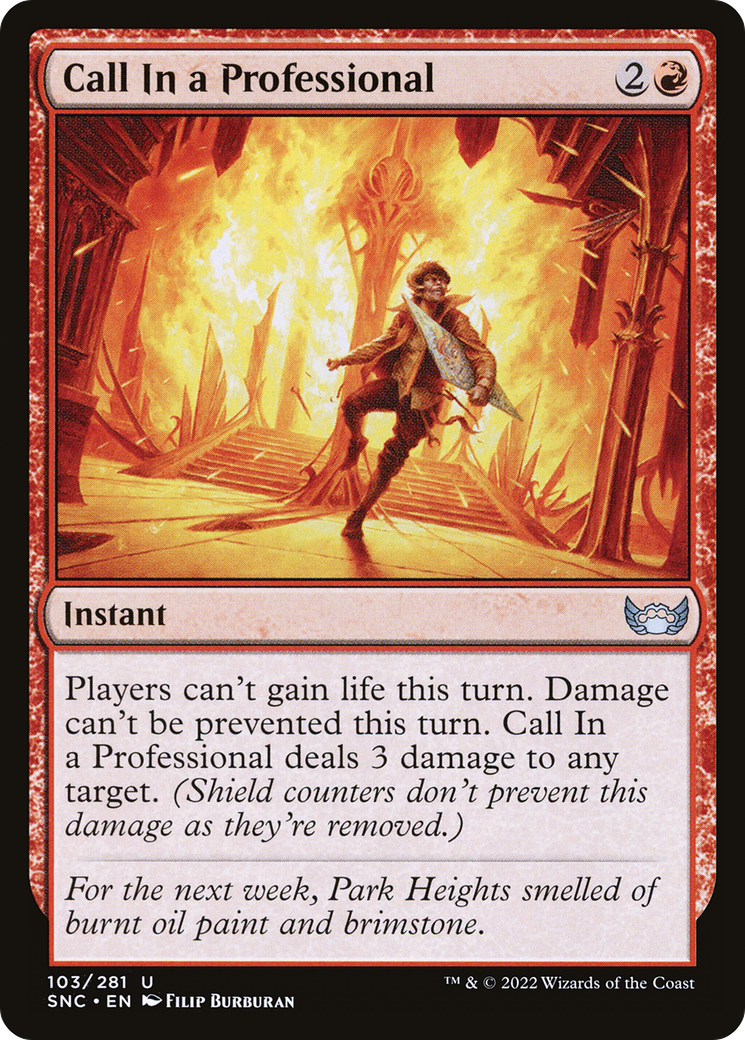 Call In a Professional [SNC-103]