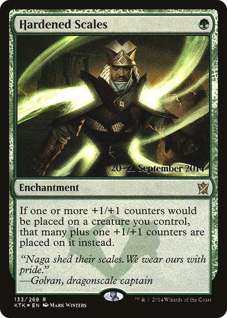 Hardened Scales - Prerelease Promo [PKTK-133s]