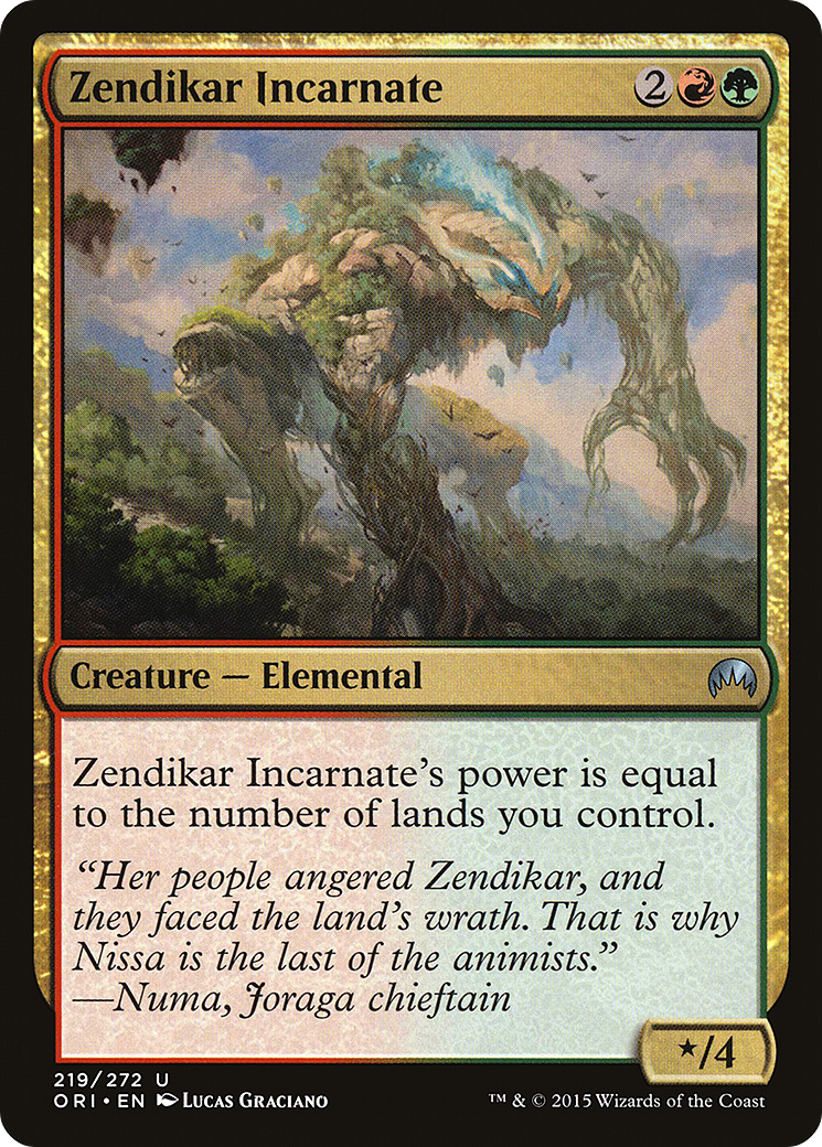 Zendikar Incarnate [ORI-219]