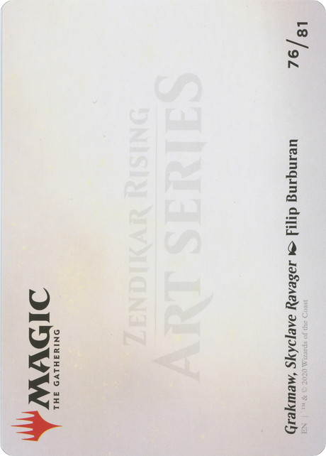 Grakmaw, Skyclave Ravager // Grakmaw, Skyclave Ravager - Borderless [AZNR-76]