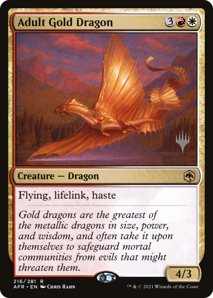 Adult Gold Dragon - Promo Pack [PAFR-216p]