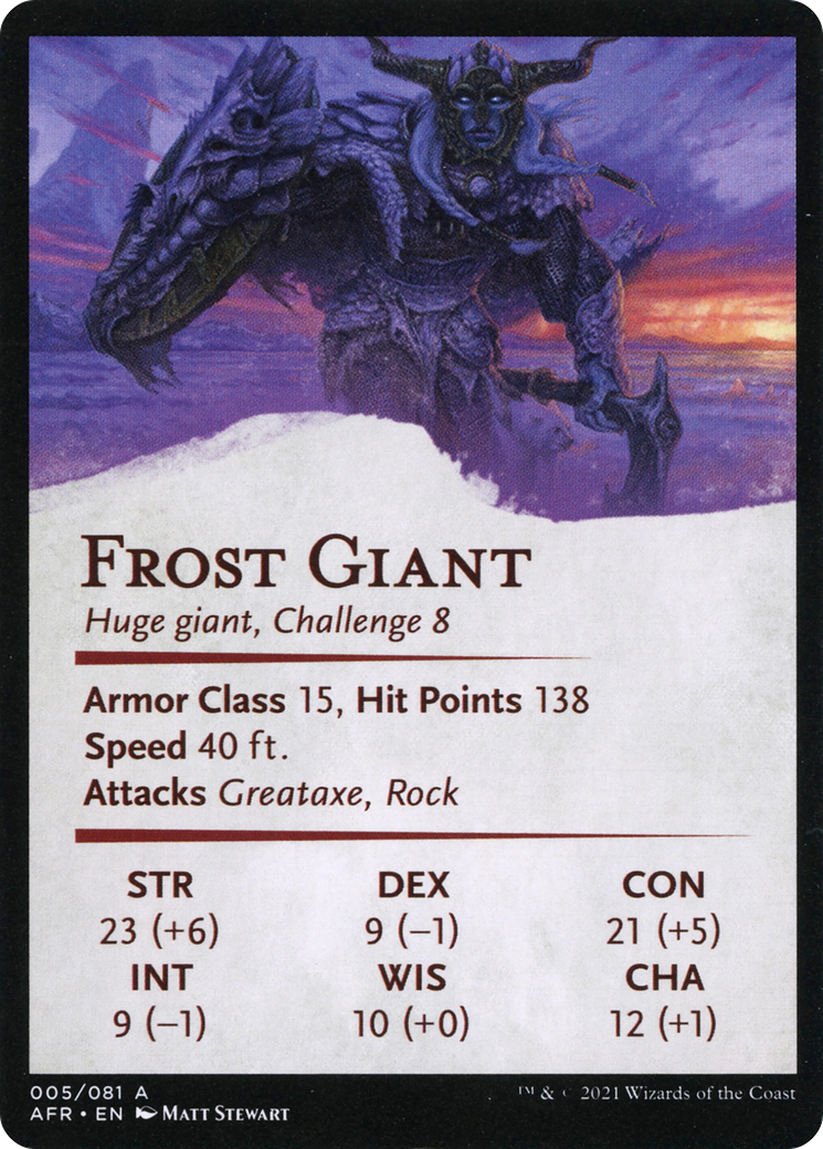 Rimeshield Frost Giant // Frost Giant [AAFR-5]