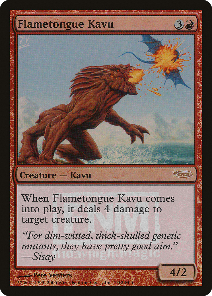Flametongue Kavu - Promo [F05-3]
