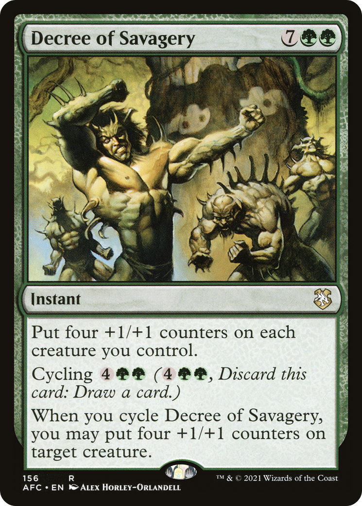 Decree of Savagery [AFC-156]