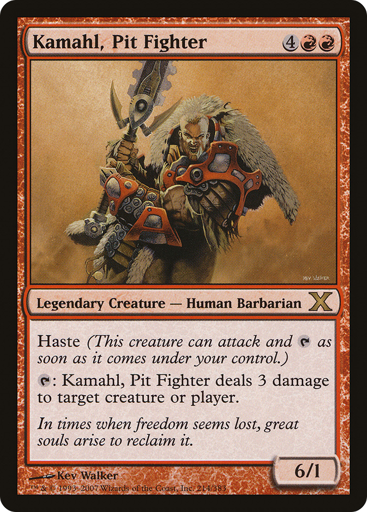 Kamahl, Pit Fighter [10E-214]