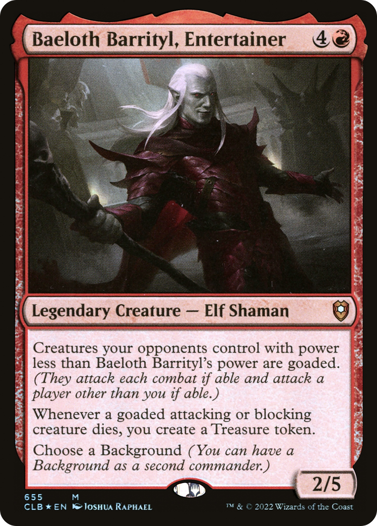 Baeloth Barrityl, Entertainer [CLB-655]