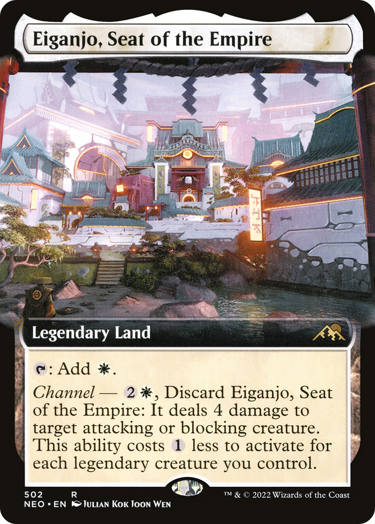Eiganjo, Seat of the Empire - Extended Art [NEO-502]