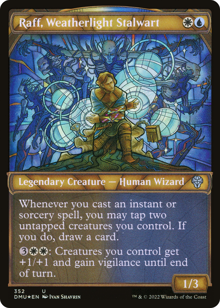 Raff, Weatherlight Stalwart - Showcase - Textured Foil [DMU-352]