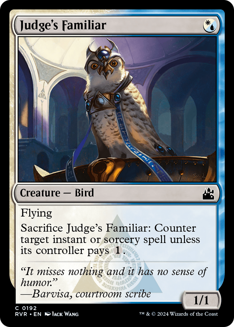Judge's Familiar [RVR-192]