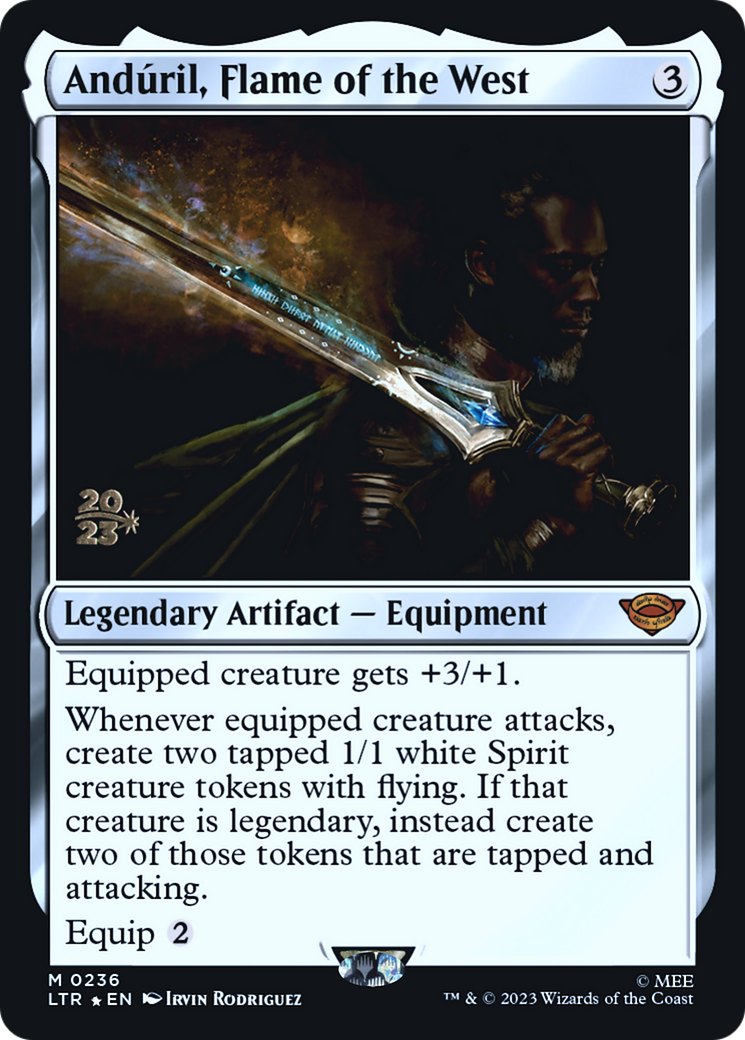 Andúril, Flame of the West - Prerelease Promo [PLTR-236s]
