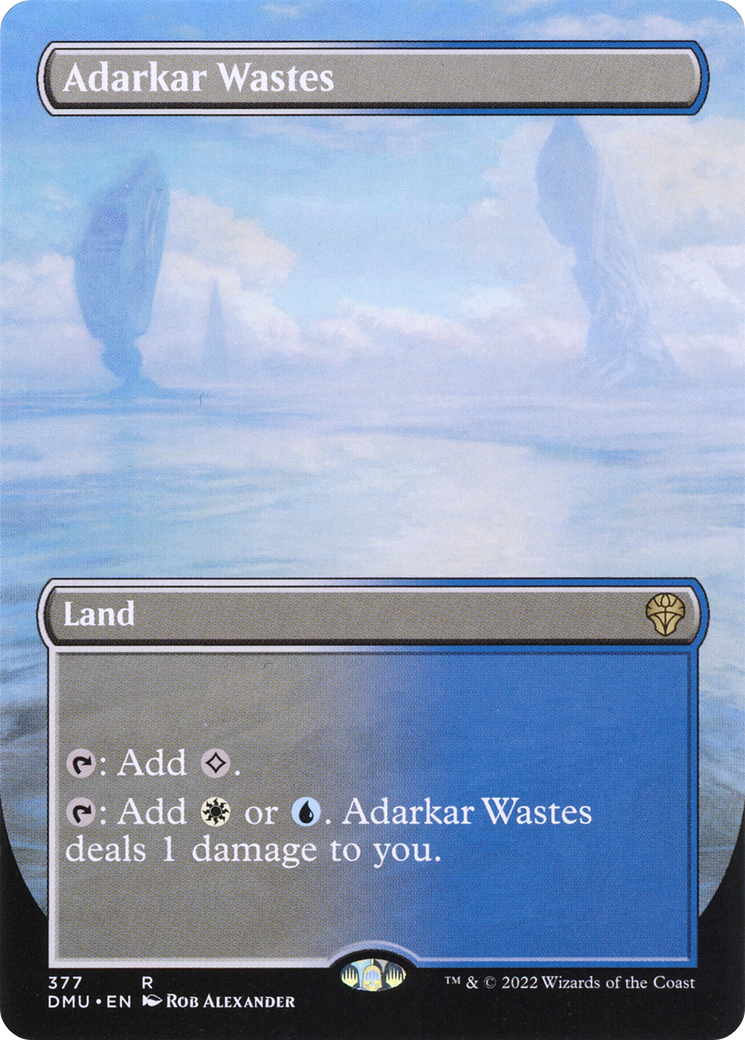 Adarkar Wastes - Borderless - Full Art [DMU-377]