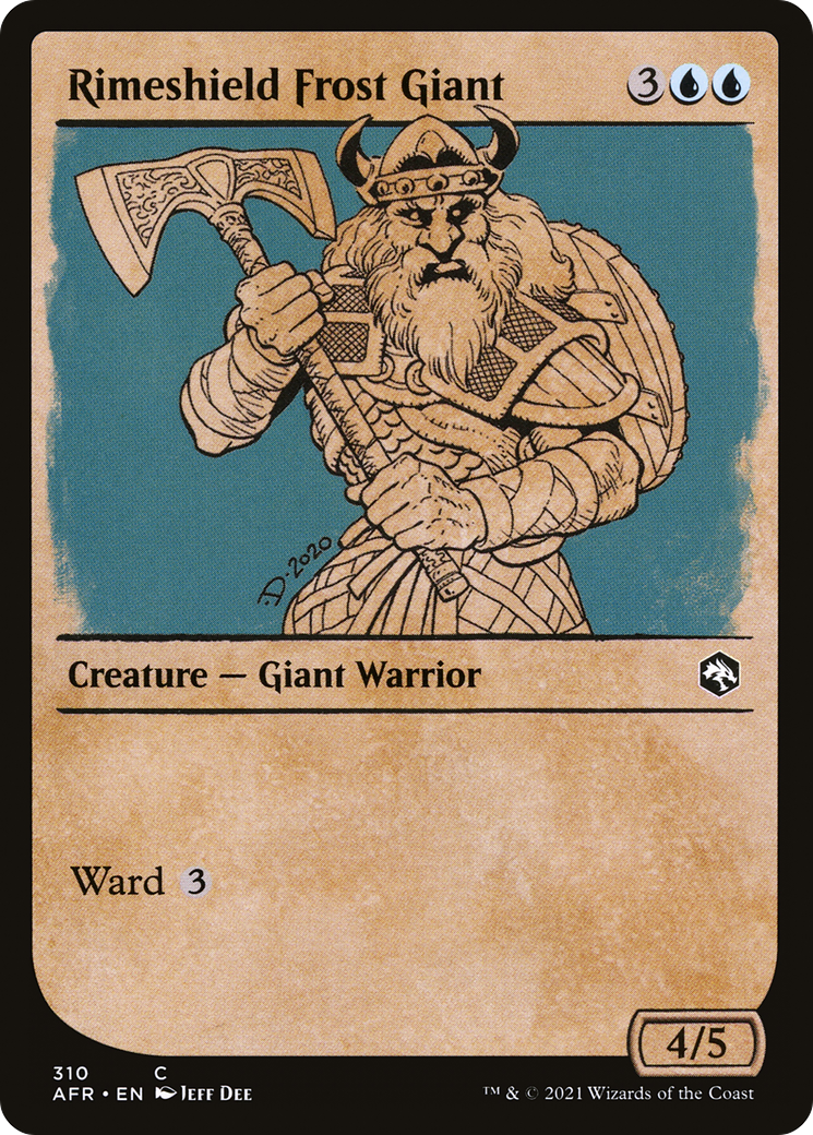 Rimeshield Frost Giant - Showcase [AFR-310]