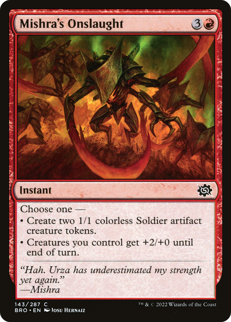 Mishra's Onslaught [BRO-143]