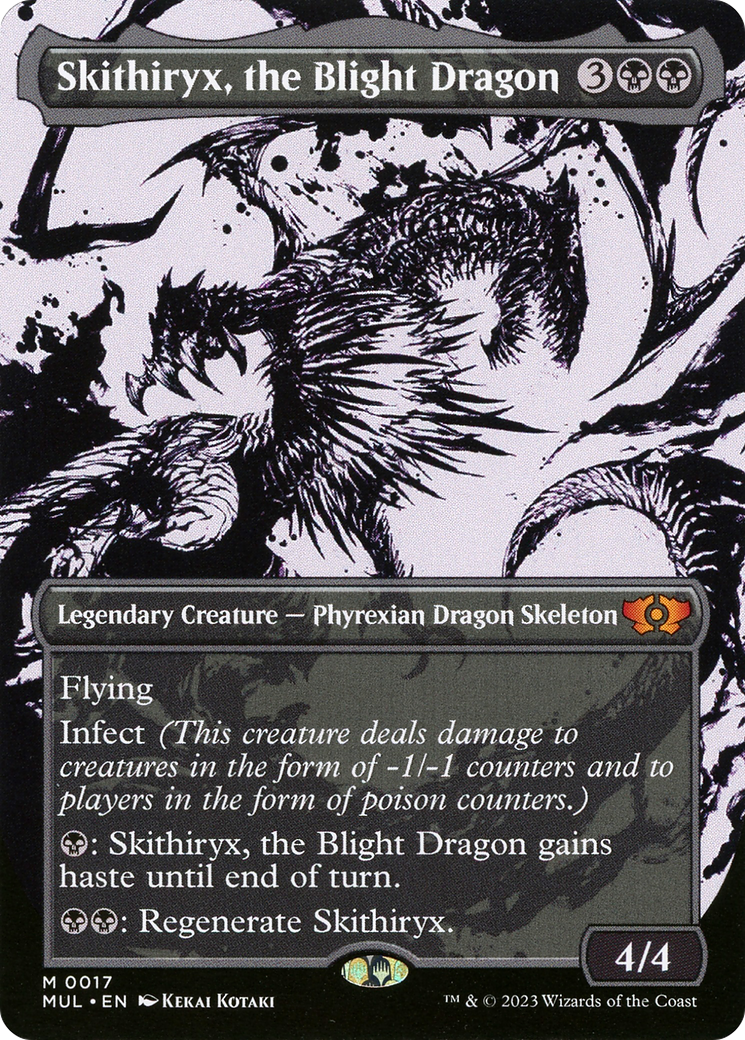 Skithiryx, the Blight Dragon - Borderless - Showcase - Full Art [MUL-17]