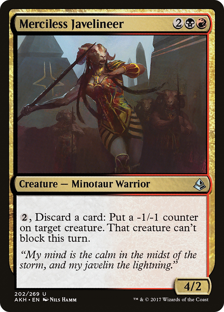 Merciless Javelineer [AKH-202]