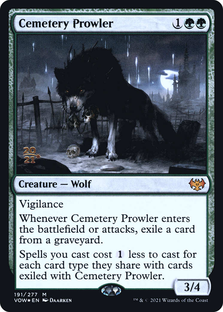 Cemetery Prowler - Prerelease Promo [PVOW-191s]