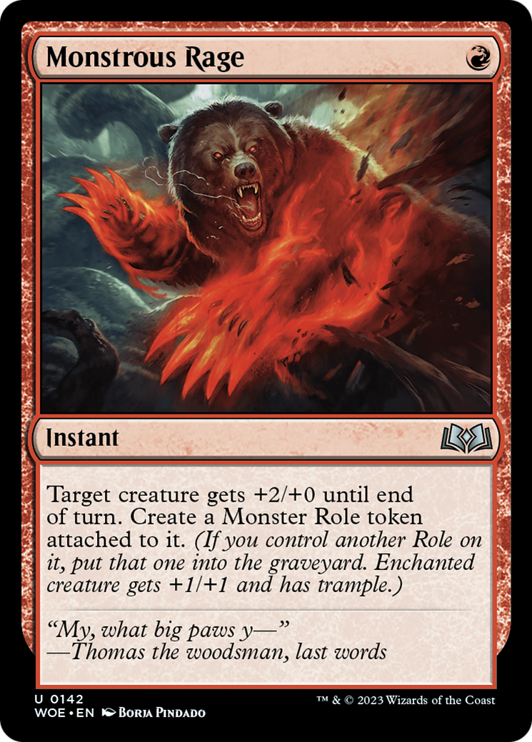 Monstrous Rage [WOE-142]