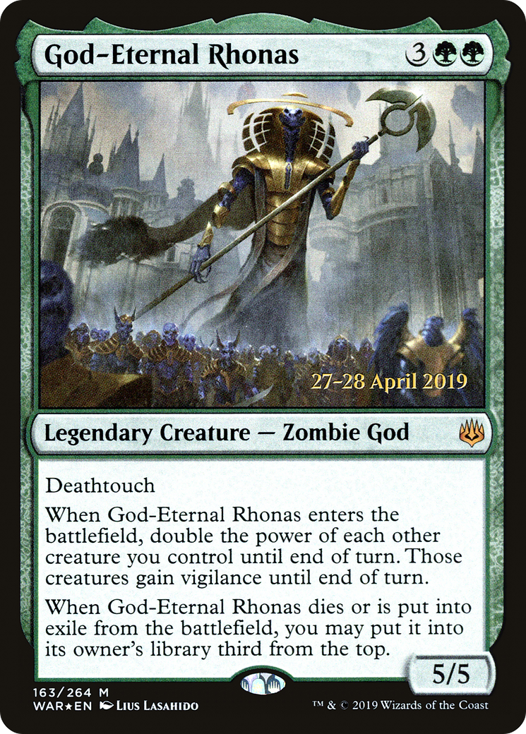 God-Eternal Rhonas - Prerelease Promo [PWAR-163s]