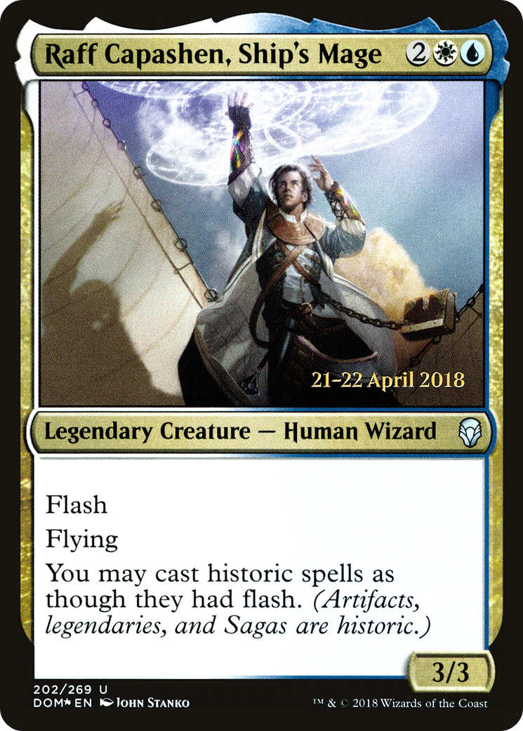 Raff Capashen, Ship's Mage - Prerelease Promo [PDOM-202s]
