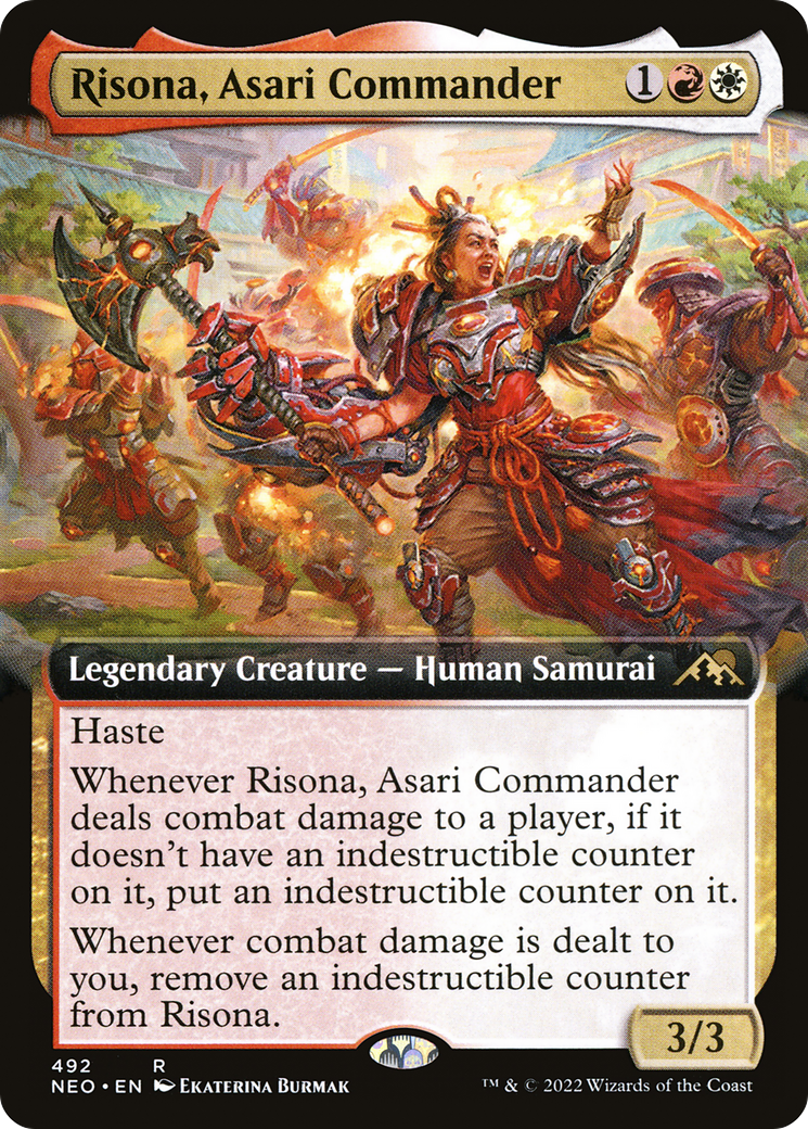 Risona, Asari Commander - Extended Art [NEO-492]