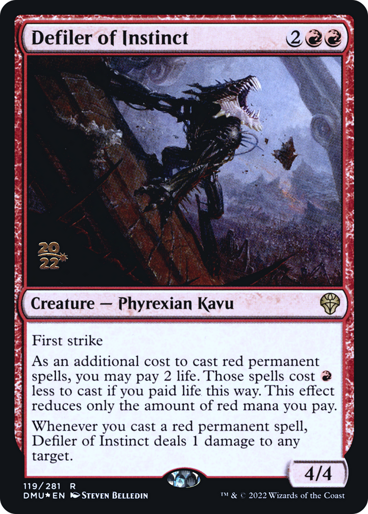 Defiler of Instinct - Prerelease Promo [PDMU-119s]