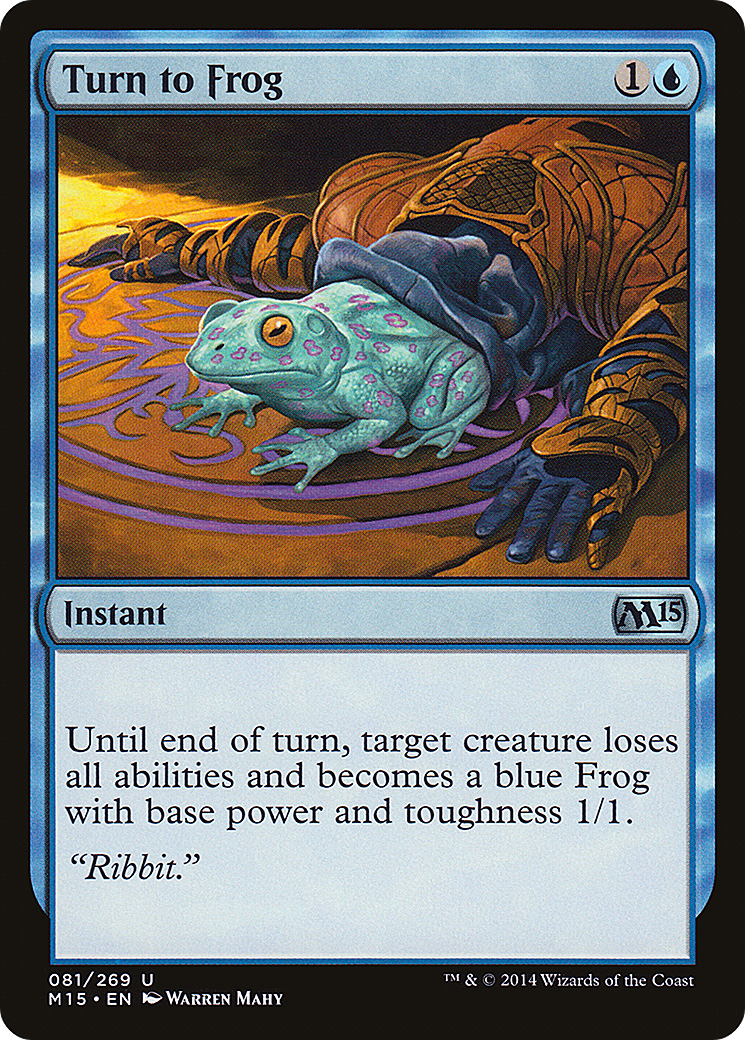 Turn to Frog [M15-81]